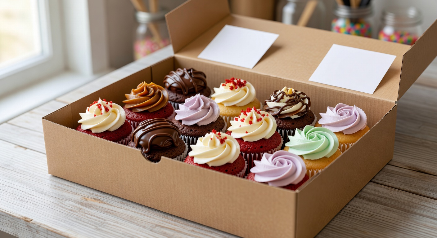 Box of Assorted Gourmet Cupcakes