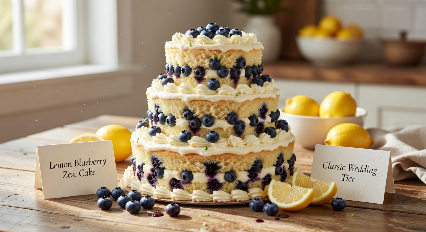 Lemon Blueberry Zest Cake